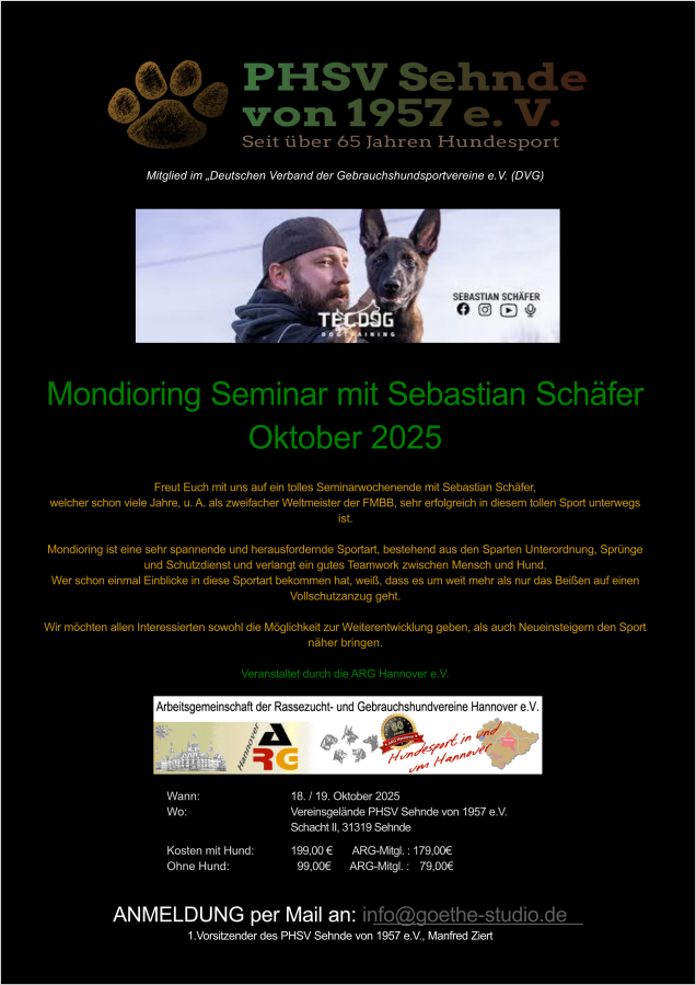 flyer schaefer seminar 2025